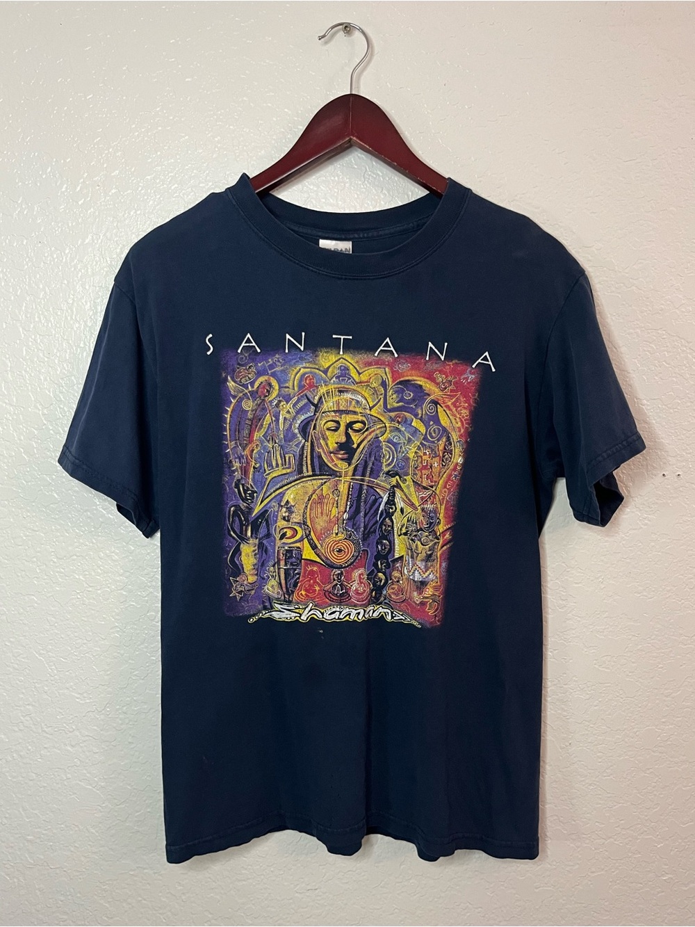 Vintage Santana Shaman Album Graphic Tee Size Medium